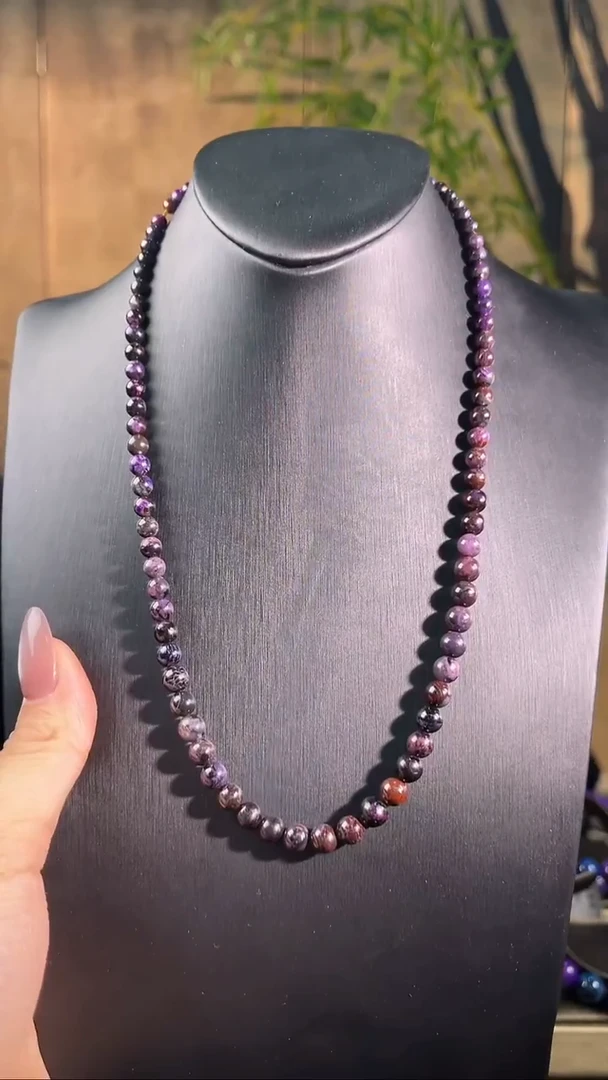 苏纪石（舒俱来）未镶嵌项链K金南非舒俱来老矿