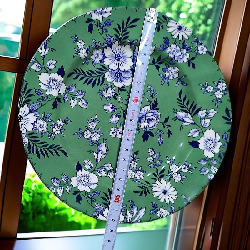 外贸库存绿满色盘子瑕疵款不退换