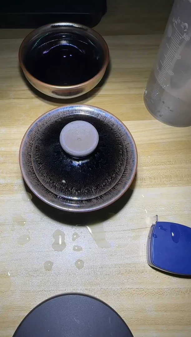 【闪购商品】茶盏老布甄选建盏茶器180两才盖碗