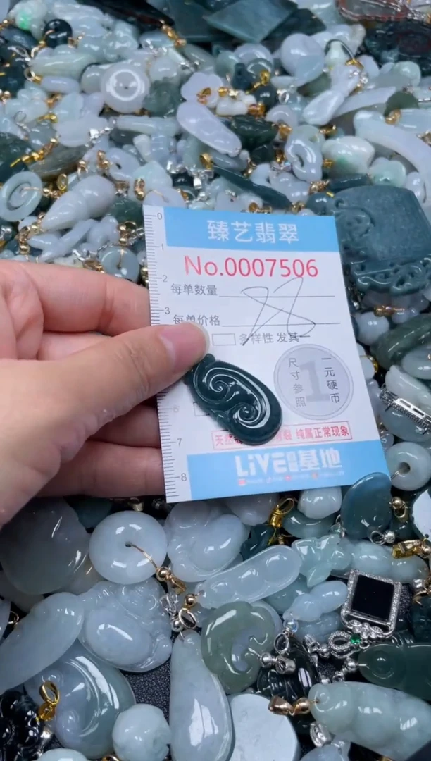 颈饰未镶嵌翡翠7506