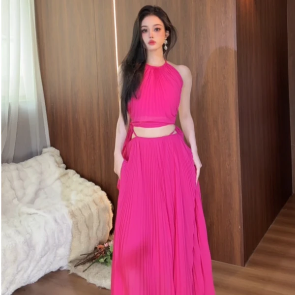 【宣宣家】（月光华尔兹）春夏套装设计款上衣半裙 -LXUJL50606