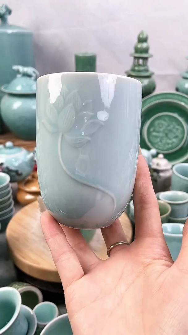 特价福利 微瑕 慧仙青瓷