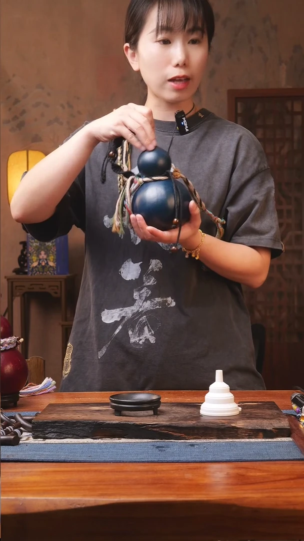 1584号精品大漆葫芦防腐防渗装水茶酒