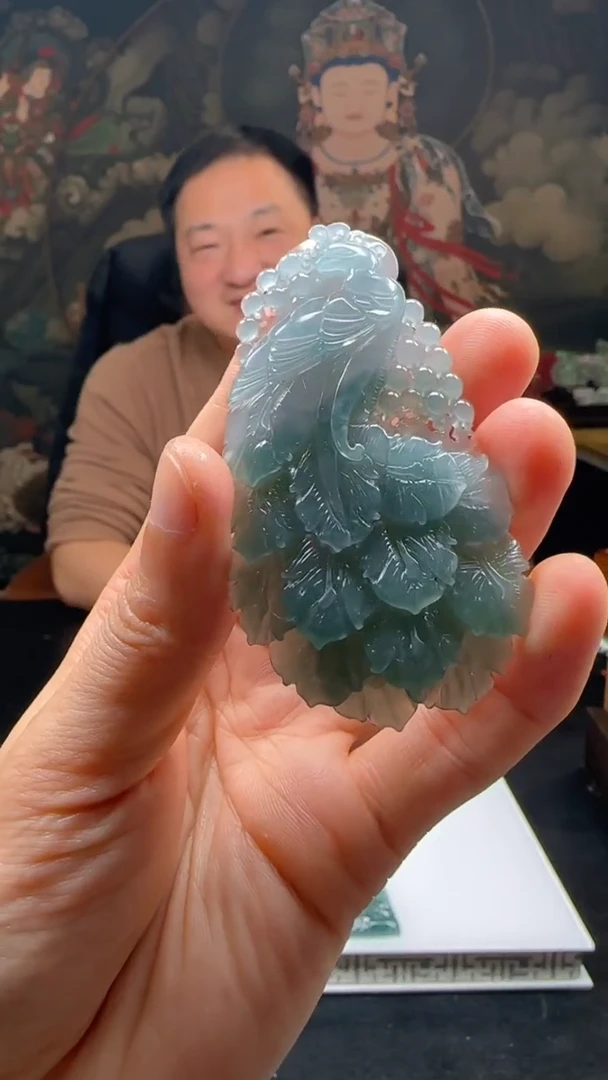 【闪购商品】定制翡翠未镶嵌L-@@QJXC121128