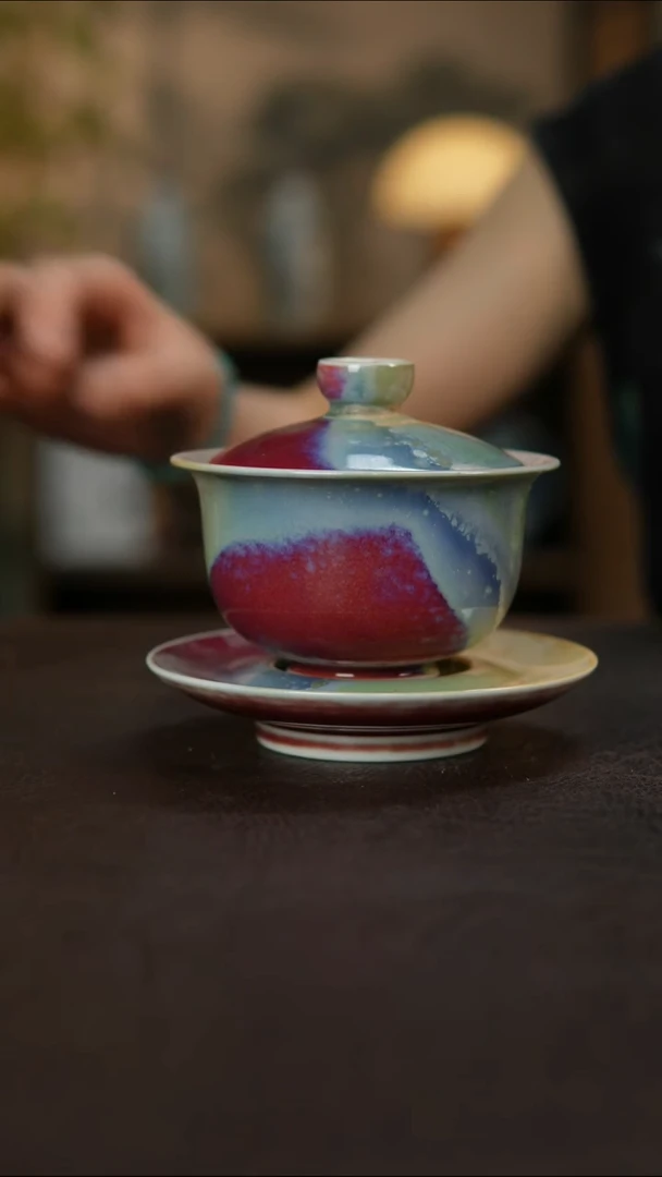 杯景德镇陶瓷杯碗柴烧多人瑕疵