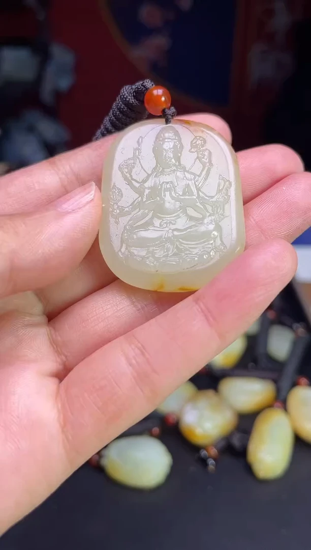 颈饰未镶嵌和田玉123