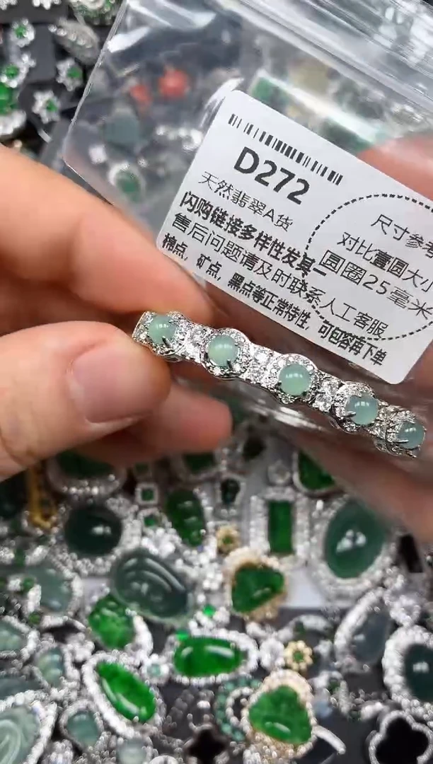 颈饰未镶嵌翡翠D272手镯