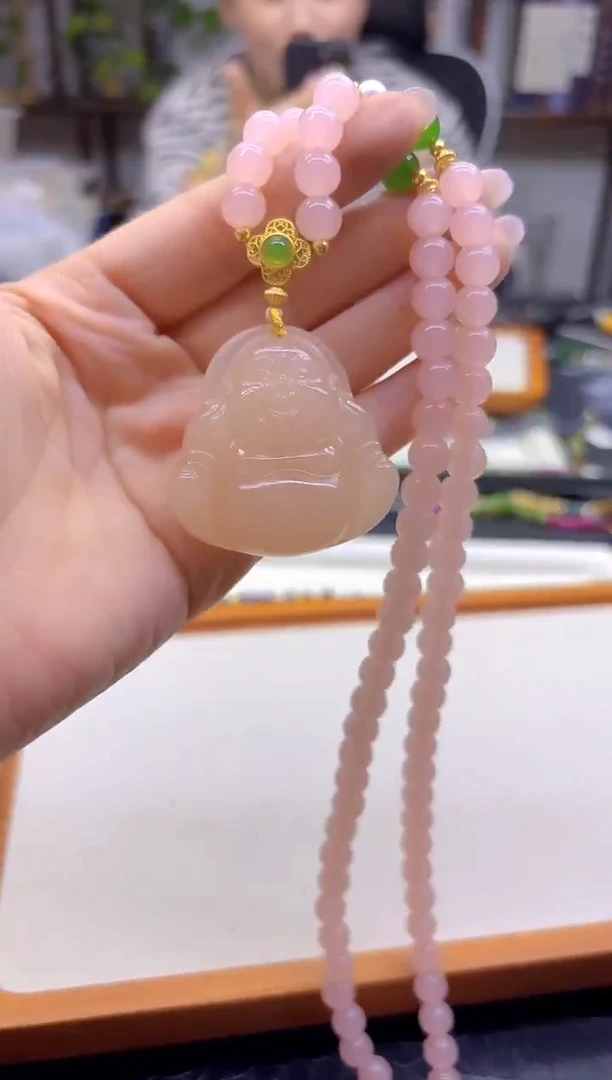 毛衣链未镶嵌和田玉DIY款M214