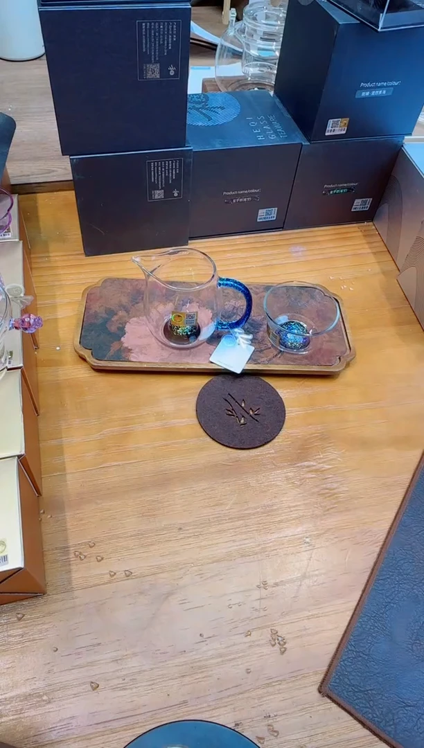 、***淡禾器金标斑斓澄然宝蓝金+禾器斑斓青杯