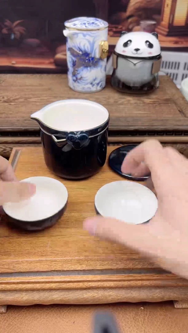 【闪购商品】陶瓷茶具摆件茶叶罐