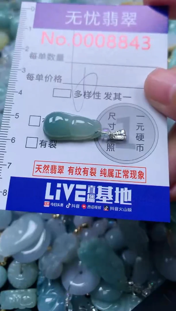 颈饰未镶嵌翡翠8843