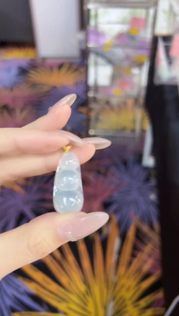 【闪购商品】翡翠颈饰18K金镶嵌ae0495