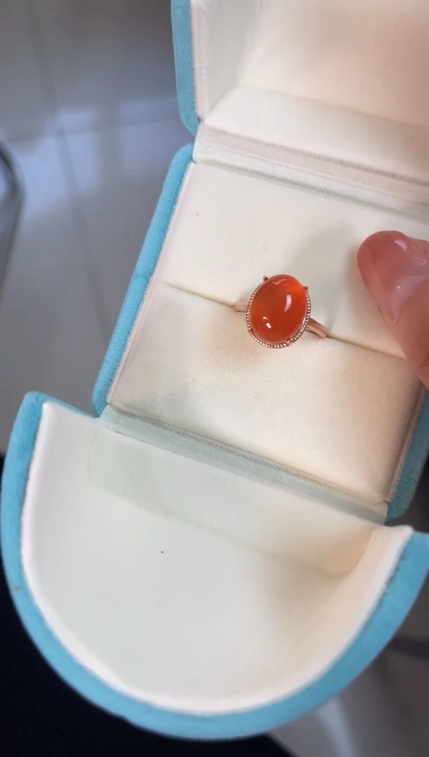 【闪购商品】南红玛瑙戒指未镶嵌戒指