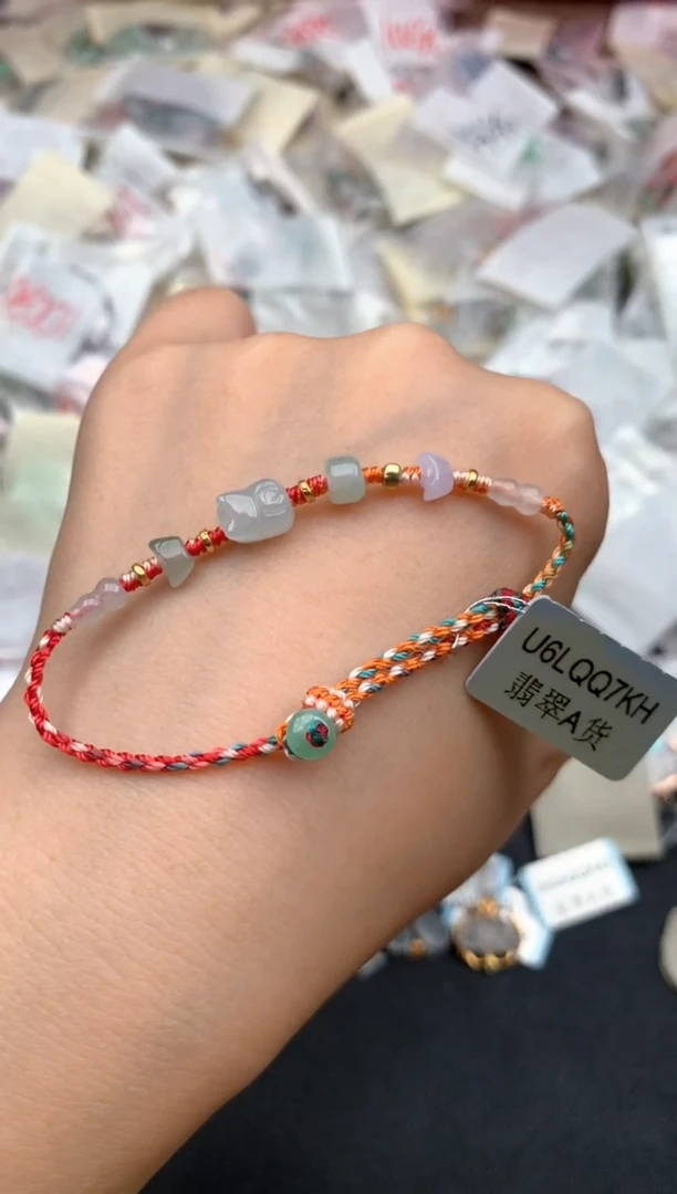 银S925镶嵌挂件翡翠一