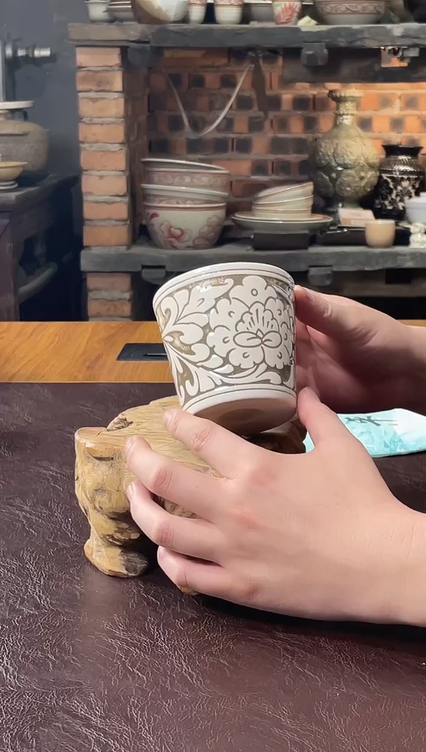 16号新品脏脏杯磁州窑嘎嘎好