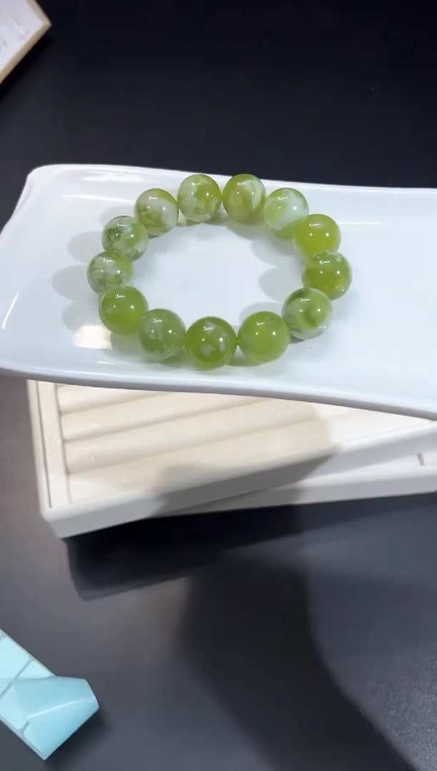 未镶嵌岫玉手串95l多样性发其一/1个装默认微瑕