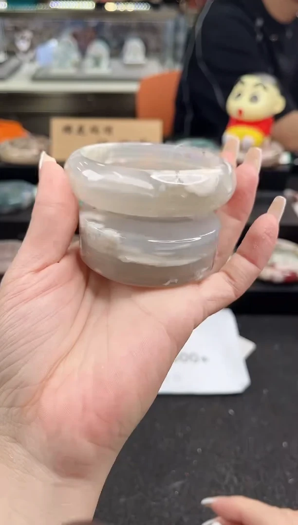 未镶嵌手镯石英质玉60圈口（赠品镯心）6536199