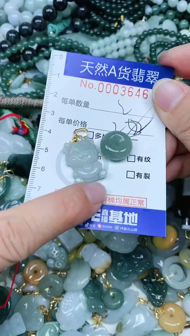 【闪购商品】翡翠吊坠(赠链)未镶嵌翡翠