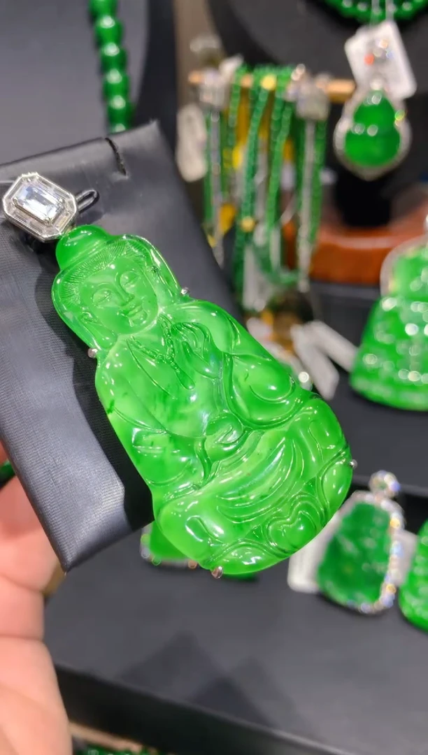 翡翠银S925镶嵌颈饰39一季