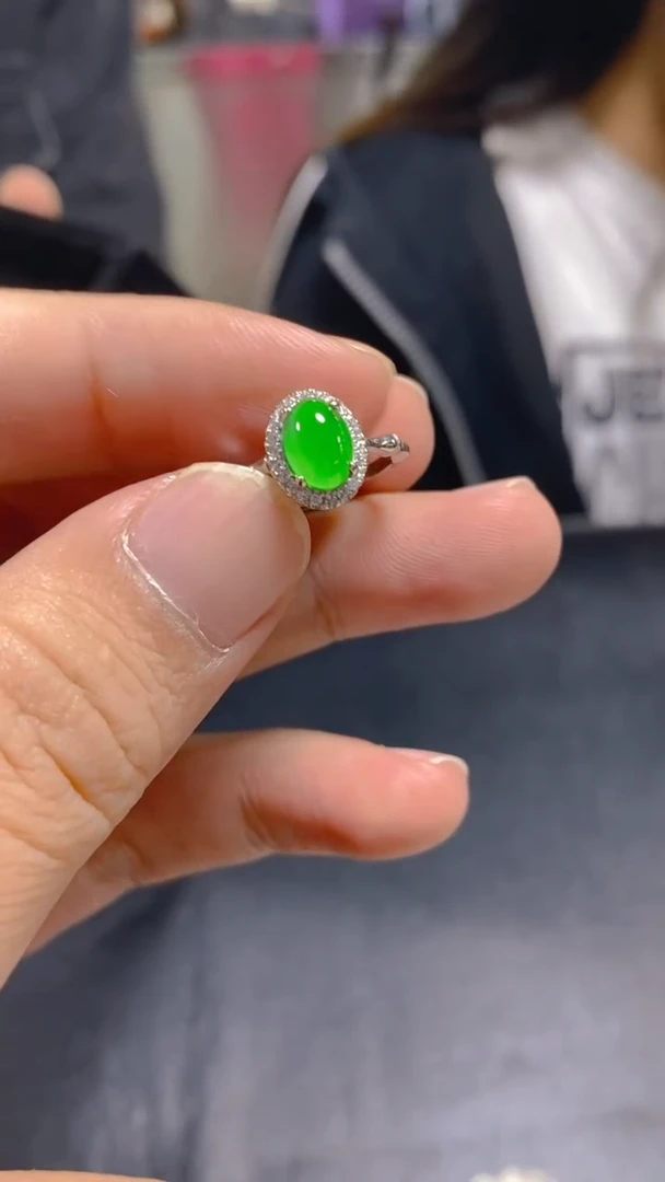 【闪购商品】翡翠戒指未镶嵌0430983381多样性发一