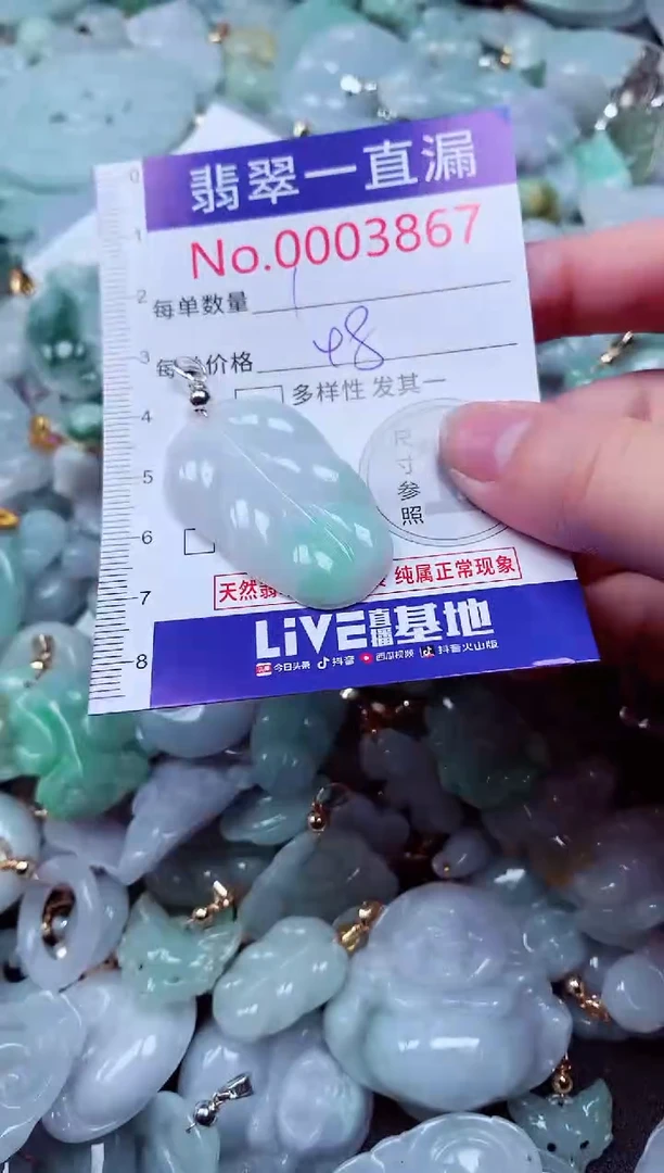 吊坠(不含链)未镶嵌翡翠3867