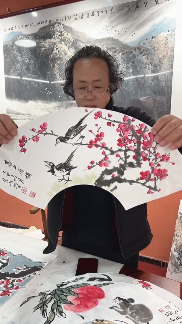 国画李火庆/国画/花鸟