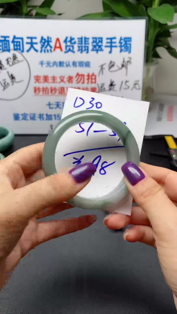 未镶嵌手镯翡翠30