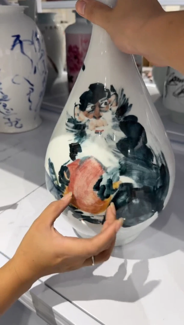 吴义松陶盟手工手绘陶瓷编码：5447