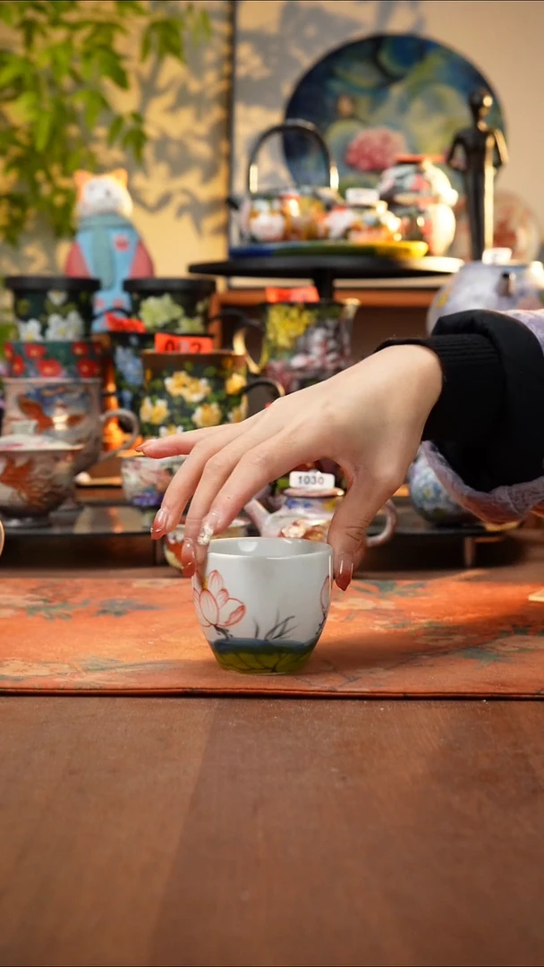 瓷片景德镇手工手绘062