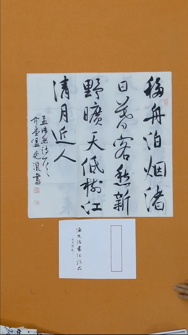书法温先浪68*68湖 南 军旅书家