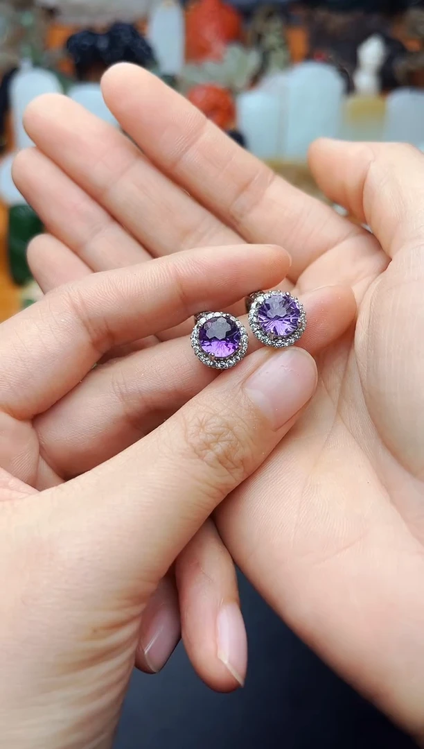 【闪购商品】水晶戒指银S925镶嵌多样性拍一发一