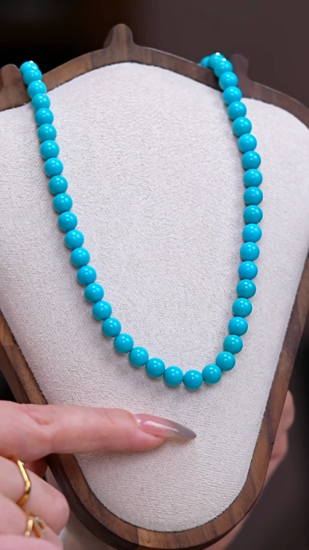 未镶嵌绿松石颈饰7mm