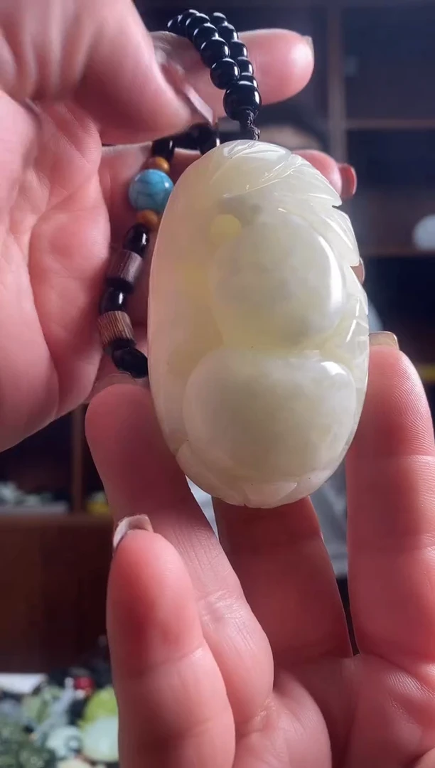 未镶嵌蛇纹石玉手把