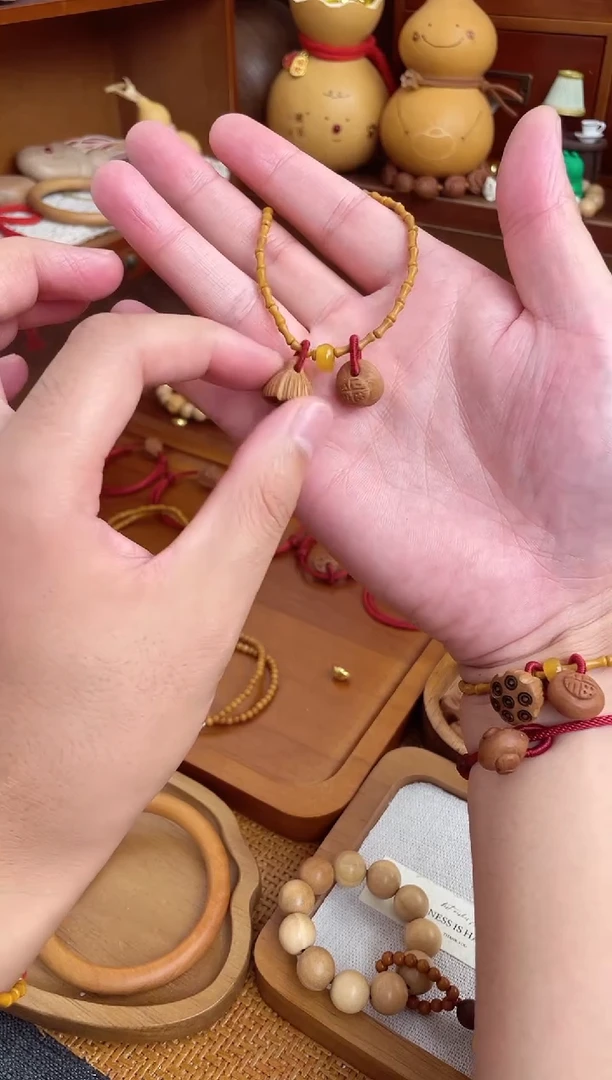 竹节手串一物一拍好运连连款