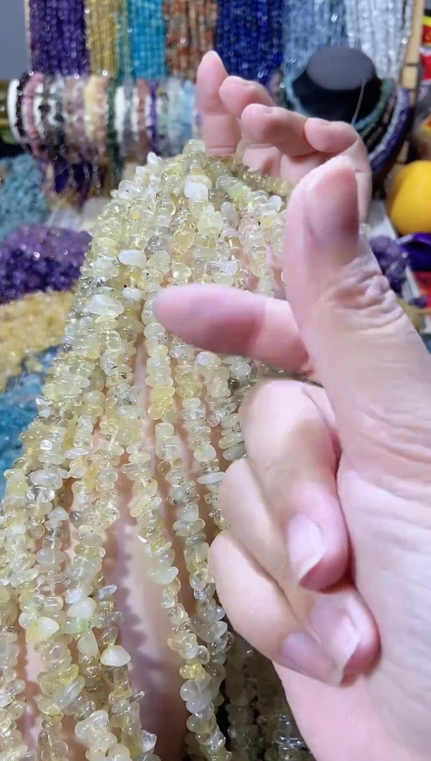 未镶嵌珠宝半成品水晶金发晶