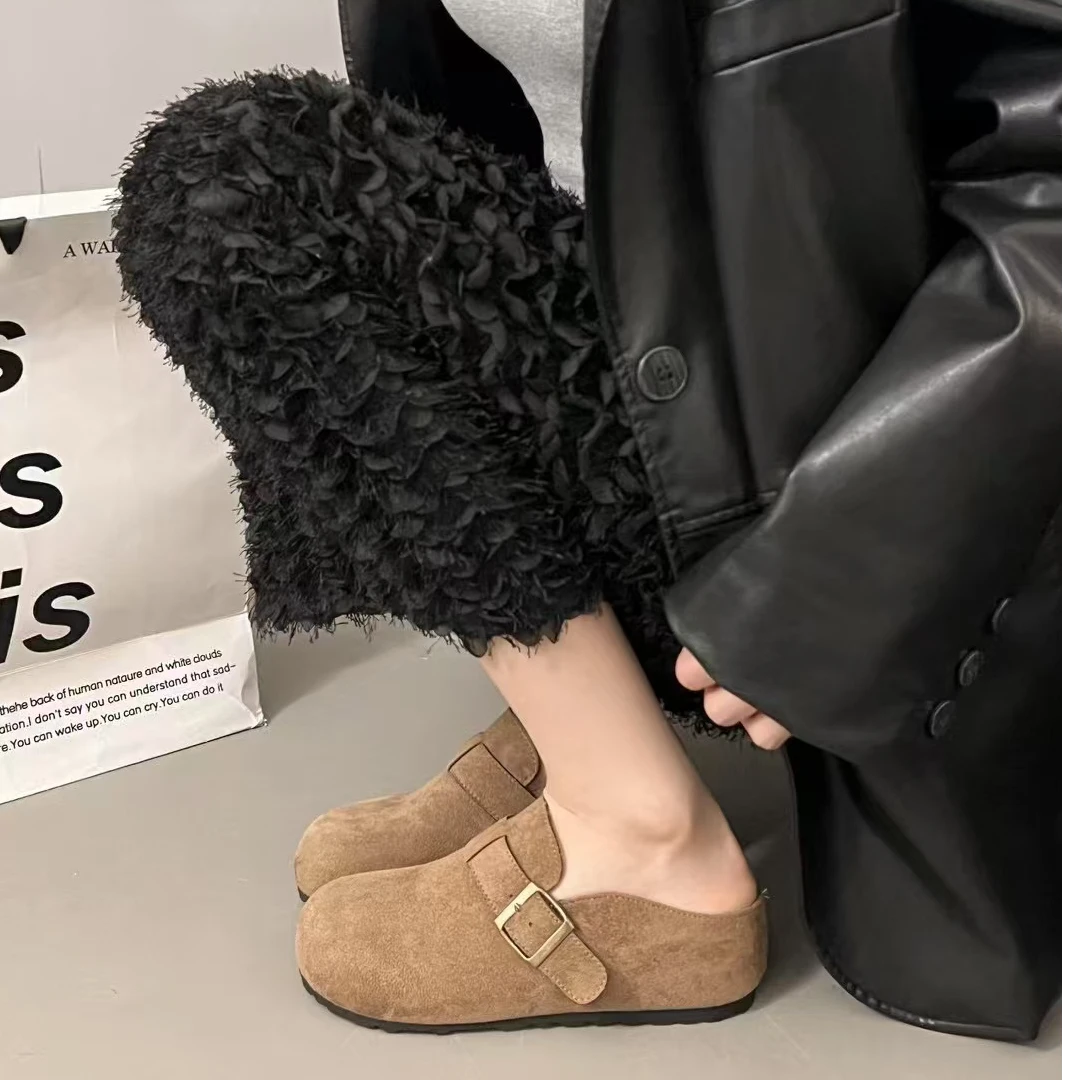 2025春季内增高厚底博肯拖鞋一脚蹬10232