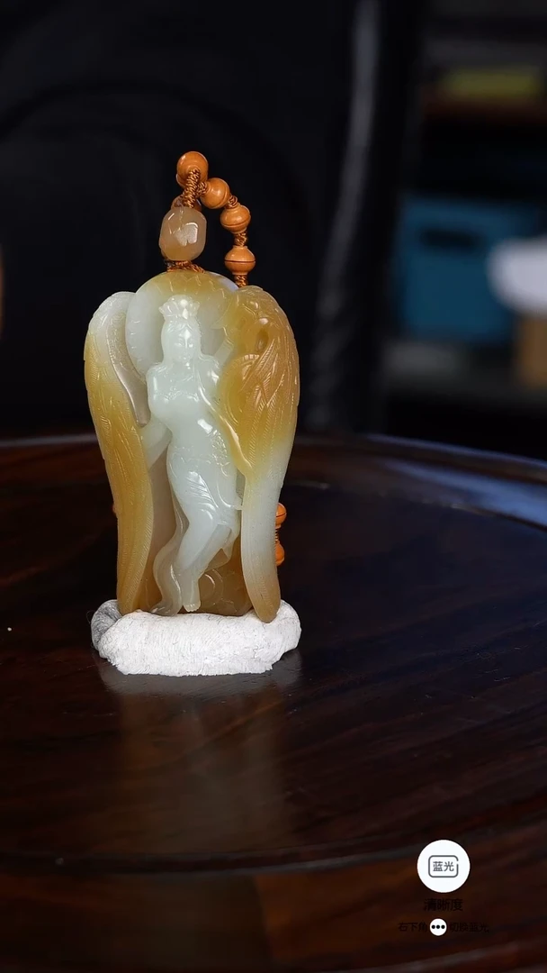 未镶嵌和田玉摆件025【防拍】仙女下凡