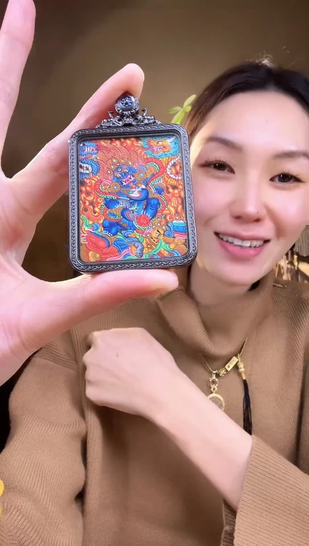 吊坠黑财神高货 横财之王4*5 送链子 11.03