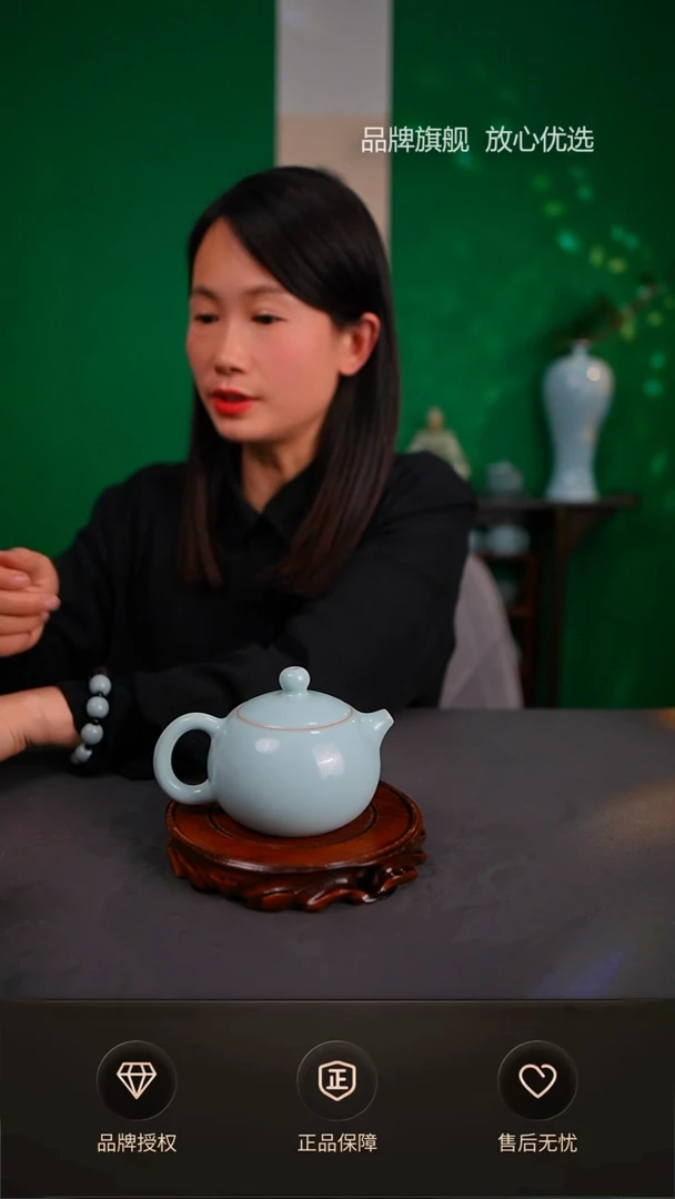 【闪购商品】天青臻稀支钉西施壶不完美