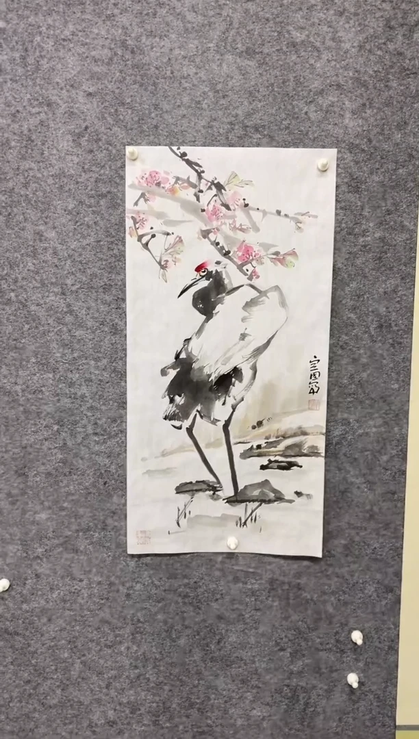 国画尚定固国画作品