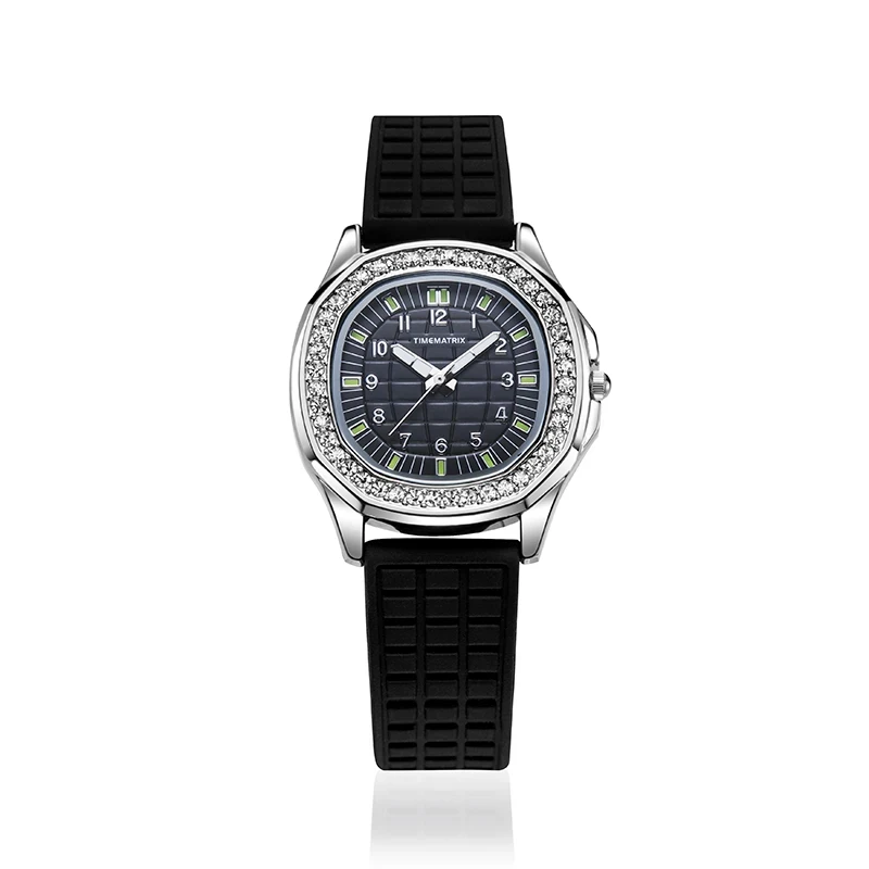 【阿雅专属】TIMEMATRIX时尚百搭气质轻奢女表-TMX1018银黑-LJL