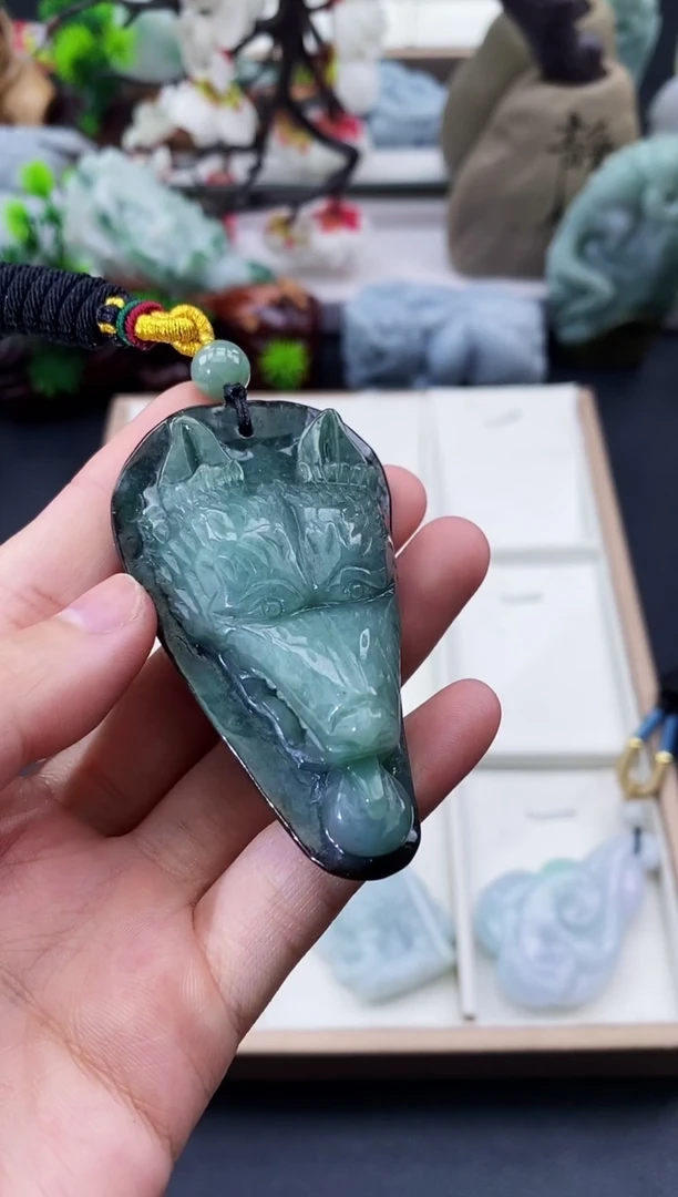 颈饰未镶嵌翡翠天然缅甸A货翡翠