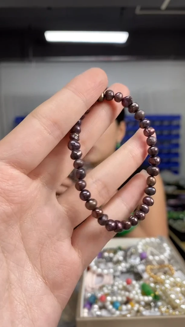 未镶嵌手绳海水珍珠闪购链接   多样性发其一颜色微差