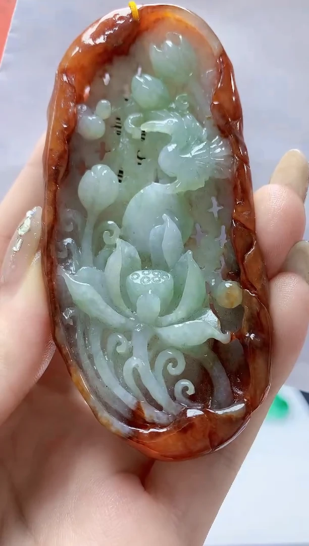 未镶嵌定制翡翠4812jw-毛货挂件53