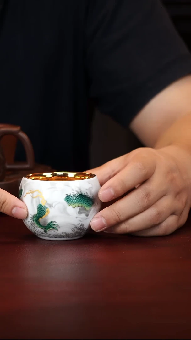 宜兴原矿高端紫砂主人杯