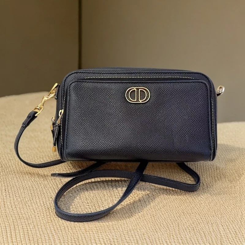 95新 DIOR/迪奥  黑色斜挎包  1167 7314