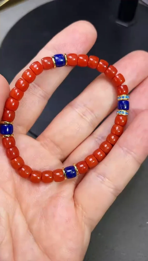 未镶嵌南红玛瑙把件手串