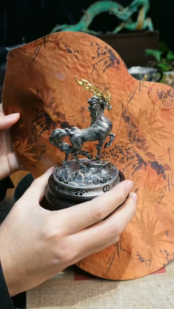 【闪购商品】茶盏欲山行  麒麟香炉