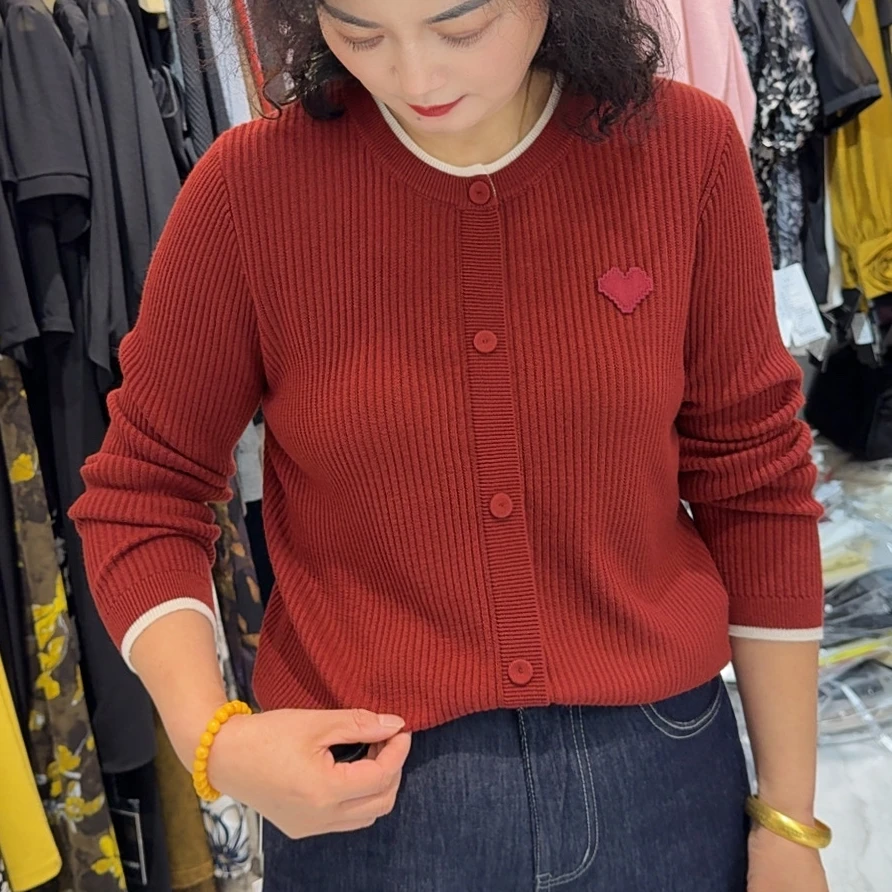 [ W i F i ]23672假两件软糯长袖针织衫