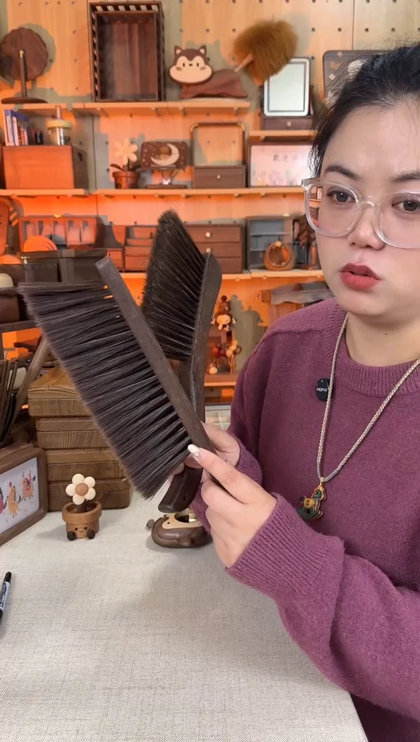 木鸡翅木实木微瑕款毛刷2个一套